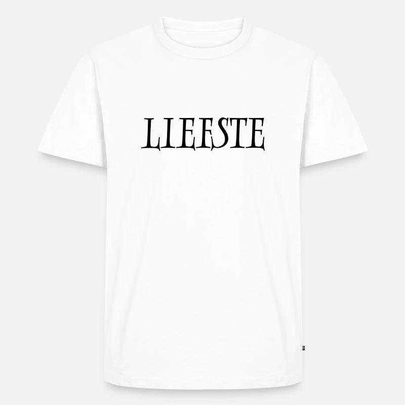 24 Liebste - Männer Premium Bio T-Shirt - Weiß
