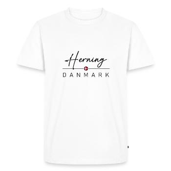 Dänemark - Herning - Danemark - Danemark - T-shirt Premium bio Homme - blanc - Devant - Nico (187cm)