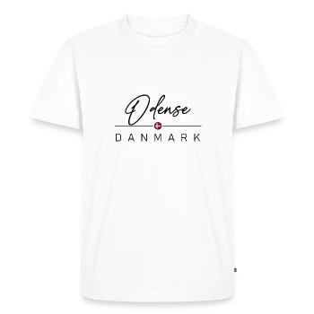 Dänemark - Odense - Danemark - Danemark - T-shirt Premium bio Homme - blanc - Devant - Nico (187cm)