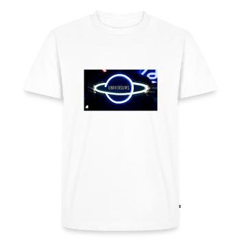 Univers - T-shirt Premium bio Homme - blanc - Devant - Nico (187cm)