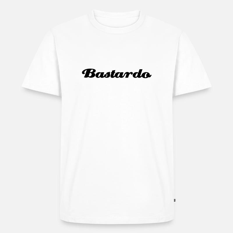 bastardo - T-shirt Premium bio Homme - blanc