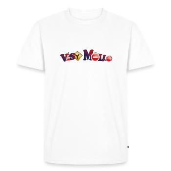 Vasy mollo - highway code - driving license - Men's Premium Organic T-Shirt - white - Front - Nico (187cm)