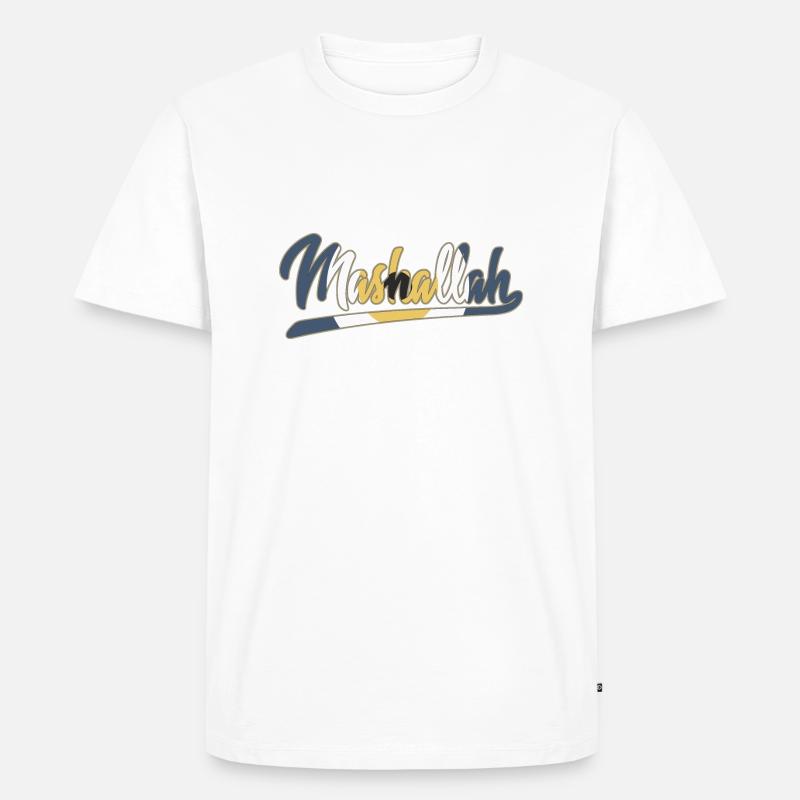Mashallah - Männer Premium Bio T-Shirt - Weiß