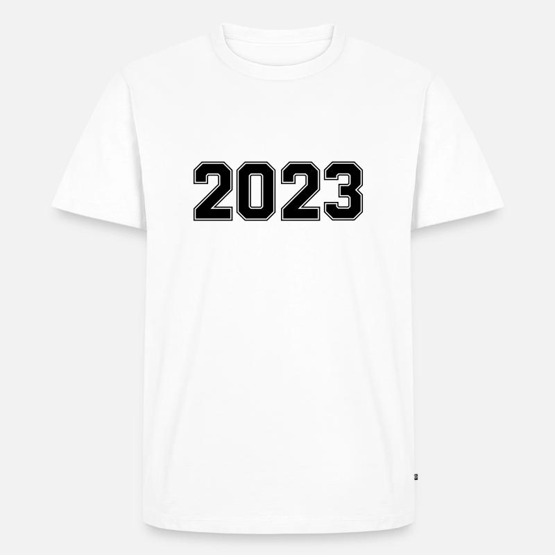 2023 - Männer Premium Bio T-Shirt - Weiß