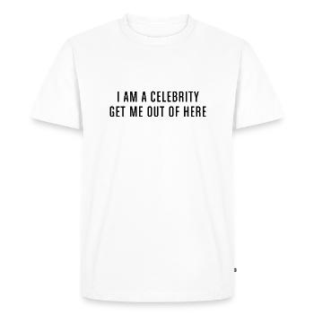 Im A Celebrity Get Me Out Of Here - Men's Premium Organic T-Shirt - white - Front - Nico (187cm)