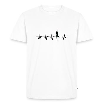 Yoga Meditation Spa Namaste - Men's Premium Organic T-Shirt - white - Front - Nico (187cm)