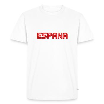 España - Spain - Spain - Madrid - Barcelona - Men's Premium Organic T-Shirt - white - Front - Nico (187cm)