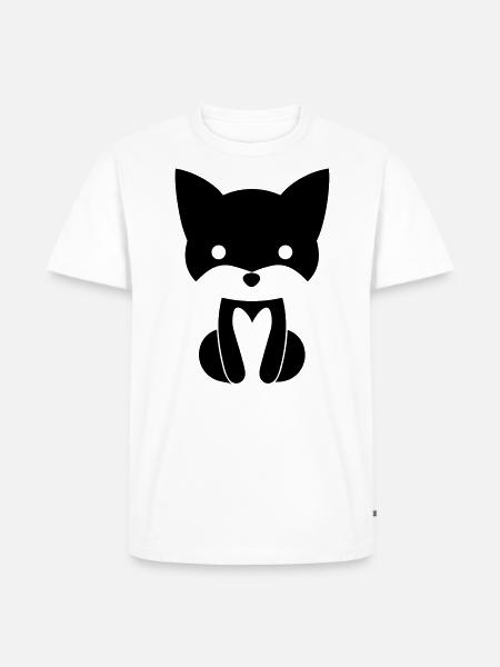 Renard - T-shirt Premium bio Homme - blanc