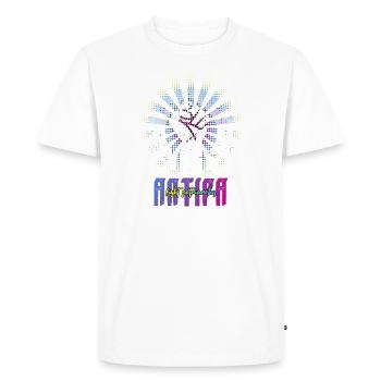 Anti-Patriarchy Shirt Design for Feminists - Men's Premium Organic T-Shirt - white - Front - Nico (187cm)