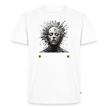 RESPECT EMBRACE EMPATHY RECOVERY - Santé mentale - T-shirt Premium bio Homme - blanc - Devant - Nico (187cm)