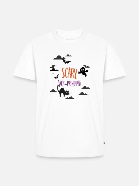 Scary Vice principal - Men's Premium Organic T-Shirt - white