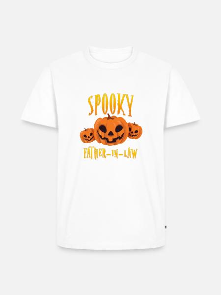 Beau-père effrayant - T-shirt Premium bio Homme - blanc