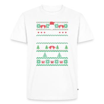 Un joyeux assistant - T-shirt Premium bio Homme - blanc - Devant - Nico (187cm)