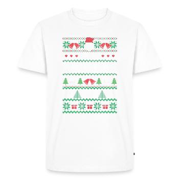 One Merry Janitor - Men's Premium Organic T-Shirt - white - Front - Nico (187cm)