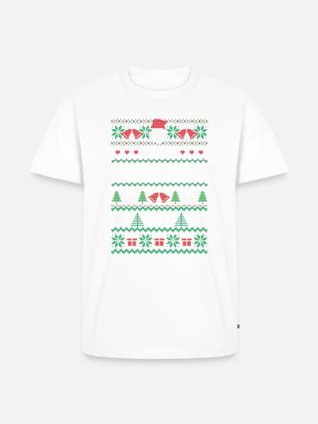 Ein fröhlicher Kassierer - Männer Premium Bio T-Shirt - Weiß