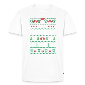Un joyeux républicain - T-shirt Premium bio Homme - blanc - Devant - Nico (187cm)