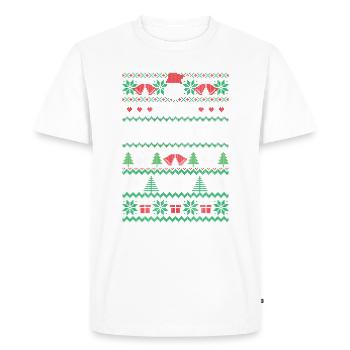 Un joyeux squatter - T-shirt Premium bio Homme - blanc - Devant - Nico (187cm)