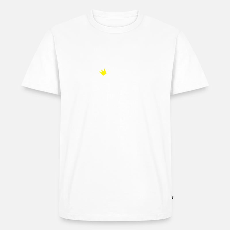 Sternzeichen Löwe mit Krone - Männer Premium Bio T-Shirt - undefined