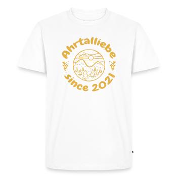 ahrtalliebe - Männer Premium Bio T-Shirt - Weiß - Vorne - Nico (187cm)