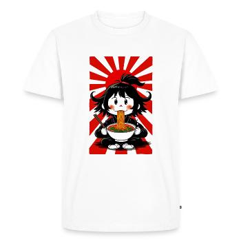 Ramen Soleil - T-shirt Premium bio Homme - blanc - Devant - Nico (187cm)