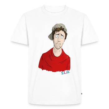 Geek - Women's Premium Longsleeve Shirt - Men's Premium Organic T-Shirt - white - Front - Nico (187cm)