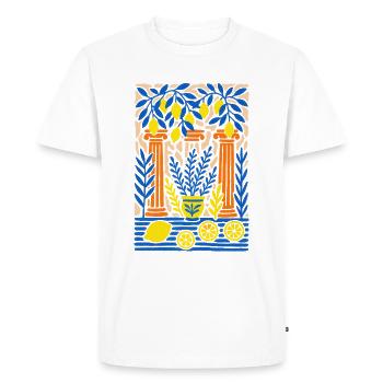 From Frankfurt to XXXX - Men's Premium Organic T-Shirt - white - Front - Nico (187cm)