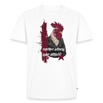 Punk Rockabilly - T-shirt Premium bio Homme - blanc - Devant - Nico (187cm)