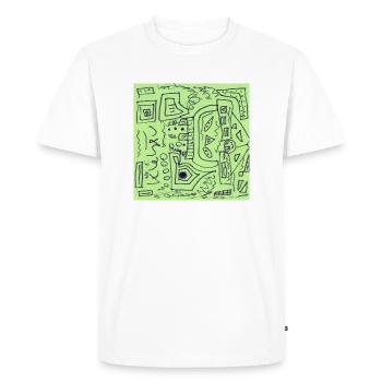 Thés Sabino Lemon junior ART - T-shirt Premium bio Homme - blanc - Devant - Nico (187cm)