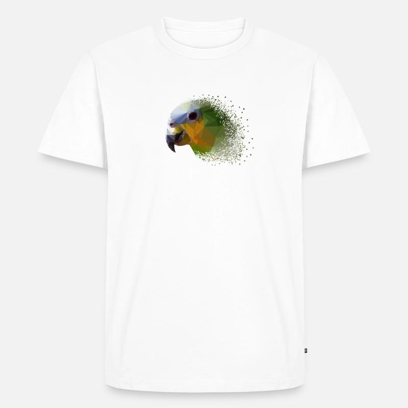 Papagei - Männer Premium Bio T-Shirt - Weiß