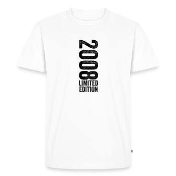 2008 Anniversary Gift 2008 Limited Edition 2008 - Men's Premium Organic T-Shirt - white - Front - Nico (187cm)