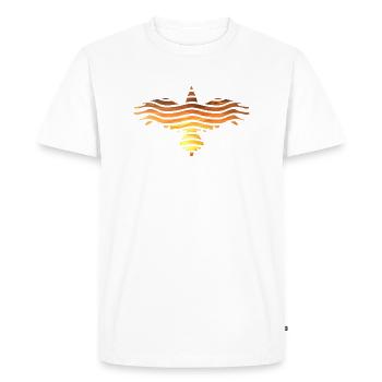 Lever de soleil corbeau - T-shirt Premium bio Homme - blanc - Devant - Nico (187cm)
