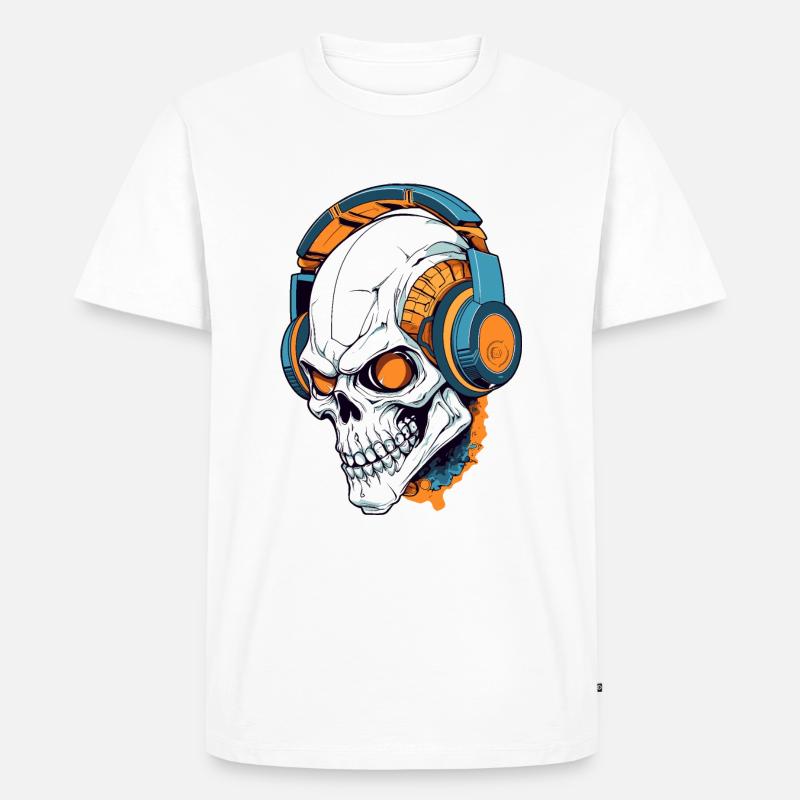 Der Klang der Knochen - Männer Premium Bio T-Shirt - Weiß