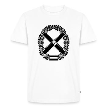 artillerie - T-shirt Premium bio Homme - blanc - Devant - Nico (187cm)