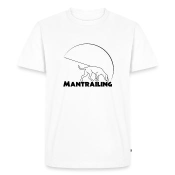 MT1 3 1 - Men's Premium Organic T-Shirt - white - Front - Nico (187cm)