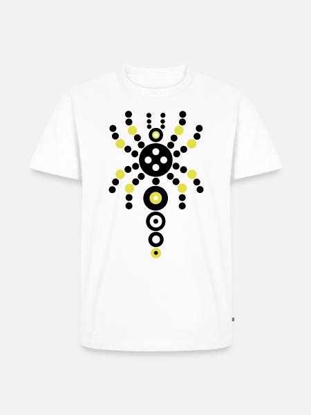 butterfly lingus - Men's Premium Organic T-Shirt - white