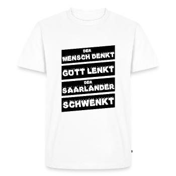 Schwenker Schwenken Grillmeister Sarre - T-shirt Premium bio Homme - blanc - Devant - Nico (187cm)