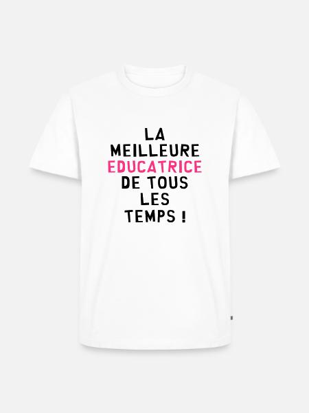 Education / Educateur / Educatrice / Ecole / Prof - T-shirt Premium bio Homme - blanc