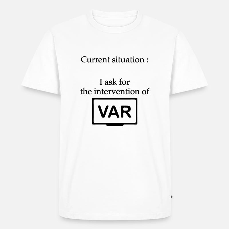 Var - Männer Premium Bio T-Shirt - Weiß