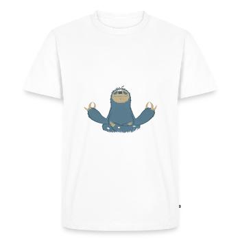 Zen ! - T-shirt Premium bio Homme - blanc - Devant - Nico (187cm)