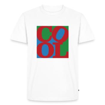 Cool WordPlay original art 6 - Men's Premium Organic T-Shirt - white - Front - Nico (187cm)