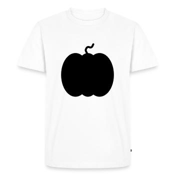 Citrouille 37 - T-shirt Premium bio Homme - blanc - Devant - Nico (187cm)