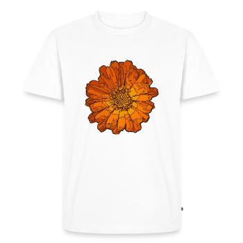 Souci abstrait - T-shirt Premium bio Homme - blanc - Devant - Nico (187cm)
