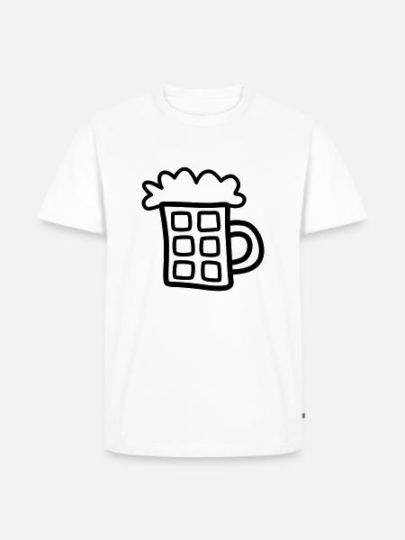 Beer 1 - Men's Premium Organic T-Shirt - white