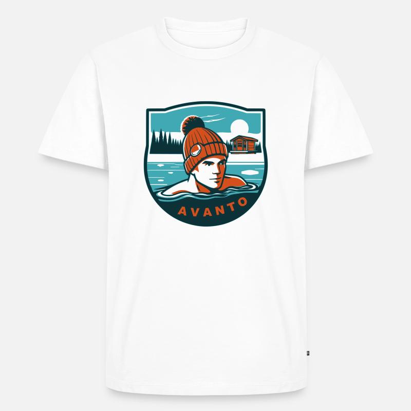 Anthony - Männer Premium Bio T-Shirt - Weiß