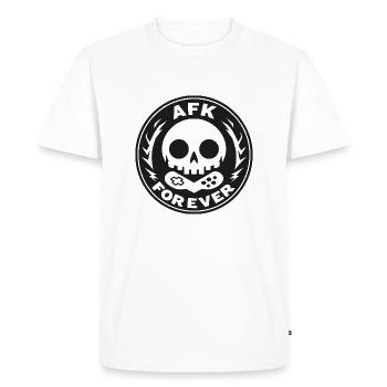 AFK pour toujours - T-shirt Premium bio Homme - blanc - Devant - Nico (187cm)