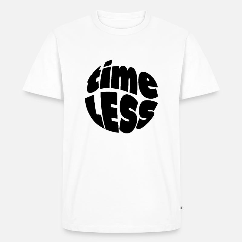 Zeitlos Timeless Entspannt Geschenkidee - Männer Premium Bio T-Shirt - Weiß