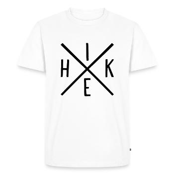 Wander - Men's Premium Organic T-Shirt - white - Front - Nico (187cm)