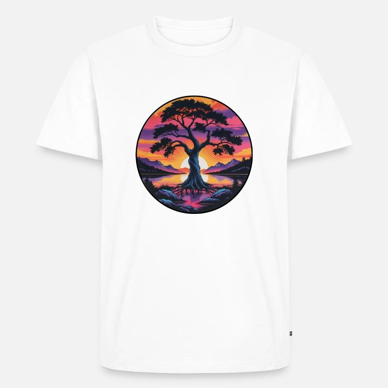 Soul Tree - Männer Premium Bio T-Shirt - Weiß