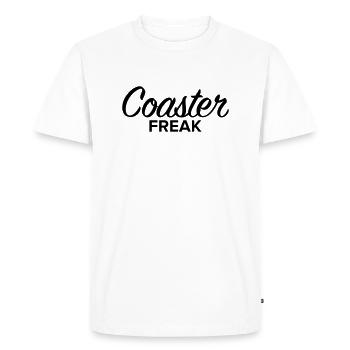 Freak Coaster - T-shirt Premium bio Homme - blanc - Devant - Nico (187cm)
