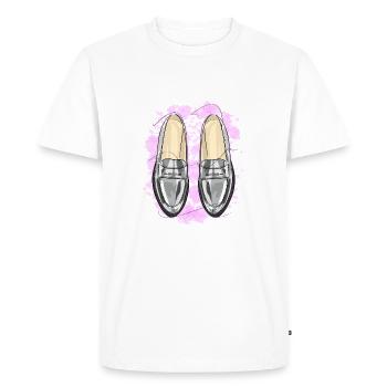 Stylish shoes - Men's Premium Organic T-Shirt - white - Front - Nico (187cm)